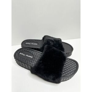Dirty Laundry Shoes Womens Size 9 Slide On Sonny Fur Sandals
